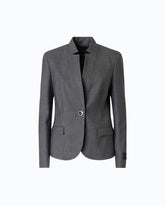 Tailored wool-blend jacket - | Pinko