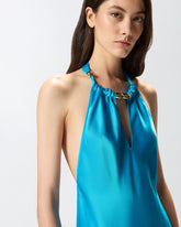 Long dress with open back - | Pinko