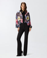 Bluse Blumen-Georgette - | Pinko