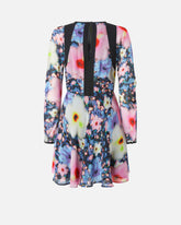 Short floral georgette dress - | Pinko