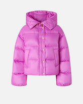 Technical canvas jacket with hood - | Pinko