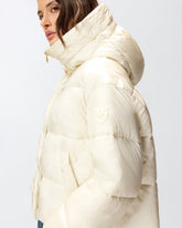 Technical canvas jacket with hood - | Pinko