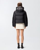 Technical canvas jacket with hood - | Pinko