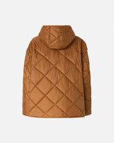 Quilted technical canvas pea coat - | Pinko
