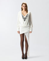 Kurzes Kleid mit Schleppe - | Pinko