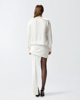 Kurzes Kleid mit Schleppe - | Pinko