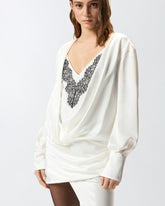 Short dress with train - | Pinko