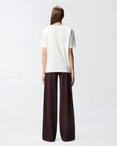 T-Shirt Herzstickerei - | Pinko