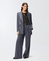 T-shirt with heart embroidery - | Pinko