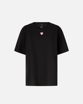 T-Shirt Herzstickerei - | Pinko