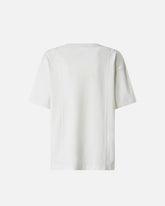 T-shirt with heart embroidery - White | Pinko