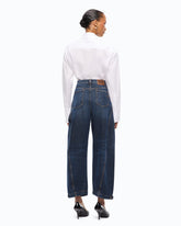 Straight-fit jeans with workwear loop - | Pinko