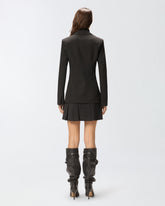 Single-breasted jacket with fitted waist - | Pinko