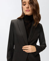 Single-breasted jacket with fitted waist - | Pinko