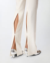 Long slim-fit trousers - | Pinko