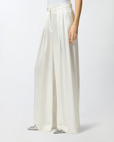 Long wide-leg trousers - | Pinko