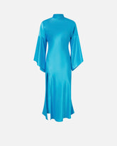 Long, fluid satin dress - | Pinko