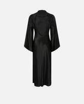 Long, fluid satin dress - | Pinko