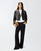 Ärmelloses T-Shirt mit Herzstickerei - | Pinko