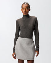 Slim-fit high-neck sweater - | Pinko
