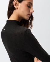 Slim-fit high-neck sweater - | Pinko
