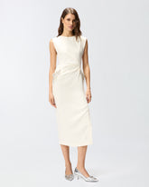 Enges Kleid mit Schmuckstickerei - | Pinko