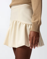Mini skirt with flounce - | Pinko