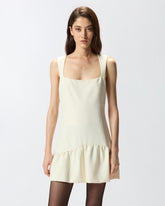 Short flared sleeveless dress - | Pinko