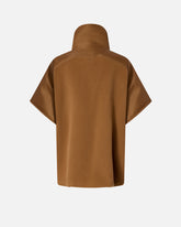 Cloth cape with high neck - | Pinko