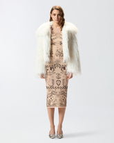 Printed tulle dress - | Pinko