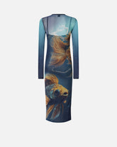 Printed tulle dress - | Pinko