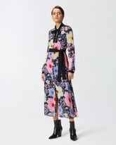 Floral shirt dress - | Pinko