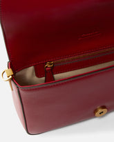 Mini Love Bag Slouchy shoulder bag in leather with two straps - | Pinko