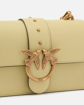 Love Bag One small crossbody bag in leather - Beige | Pinko