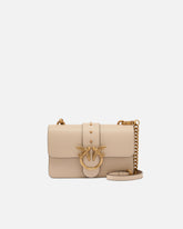 Love Bag One small crossbody bag in leather - Beige | Pinko
