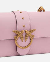 Love Bag One small crossbody bag in leather - Light Pink | Pinko