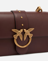 Kleine Umhängetasche Love Bag aus Leder - | Pinko