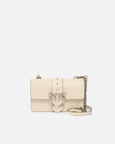 Love Bag One small crossbody bag in leather - White | Pinko