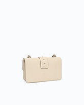 Love Bag One small crossbody bag in leather - White | Pinko