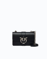 Love Bag One small crossbody bag in leather - Black | Pinko