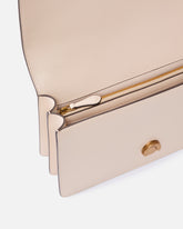 Love Bag One medium handbag in leather - Beige | Pinko