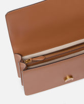 Love Bag One medium handbag in leather - Brown | Pinko