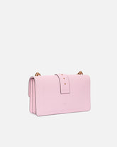 Mittelgroße Henkeltasche Love Bag One aus Leder - Hellrosa | Pinko