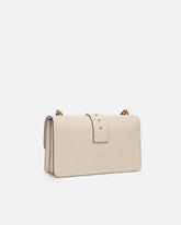 Love Bag One medium handbag in leather - White | Pinko