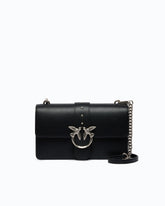 Love Bag One medium handbag in leather - Black | Pinko