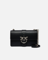 Love Bag One medium handbag in leather - Black | Pinko