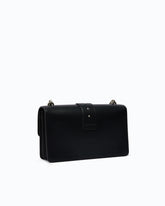 Love Bag One medium handbag in leather - Black | Pinko