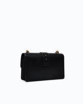 Love Bag One medium handbag in leather - Black | Pinko