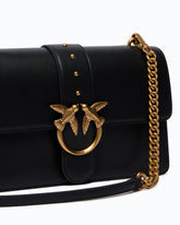 Mittelgroße Henkeltasche Love Bag One aus Leder - Schwarz | Pinko