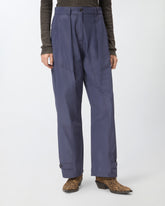 Shiny taffeta trousers - | Pinko